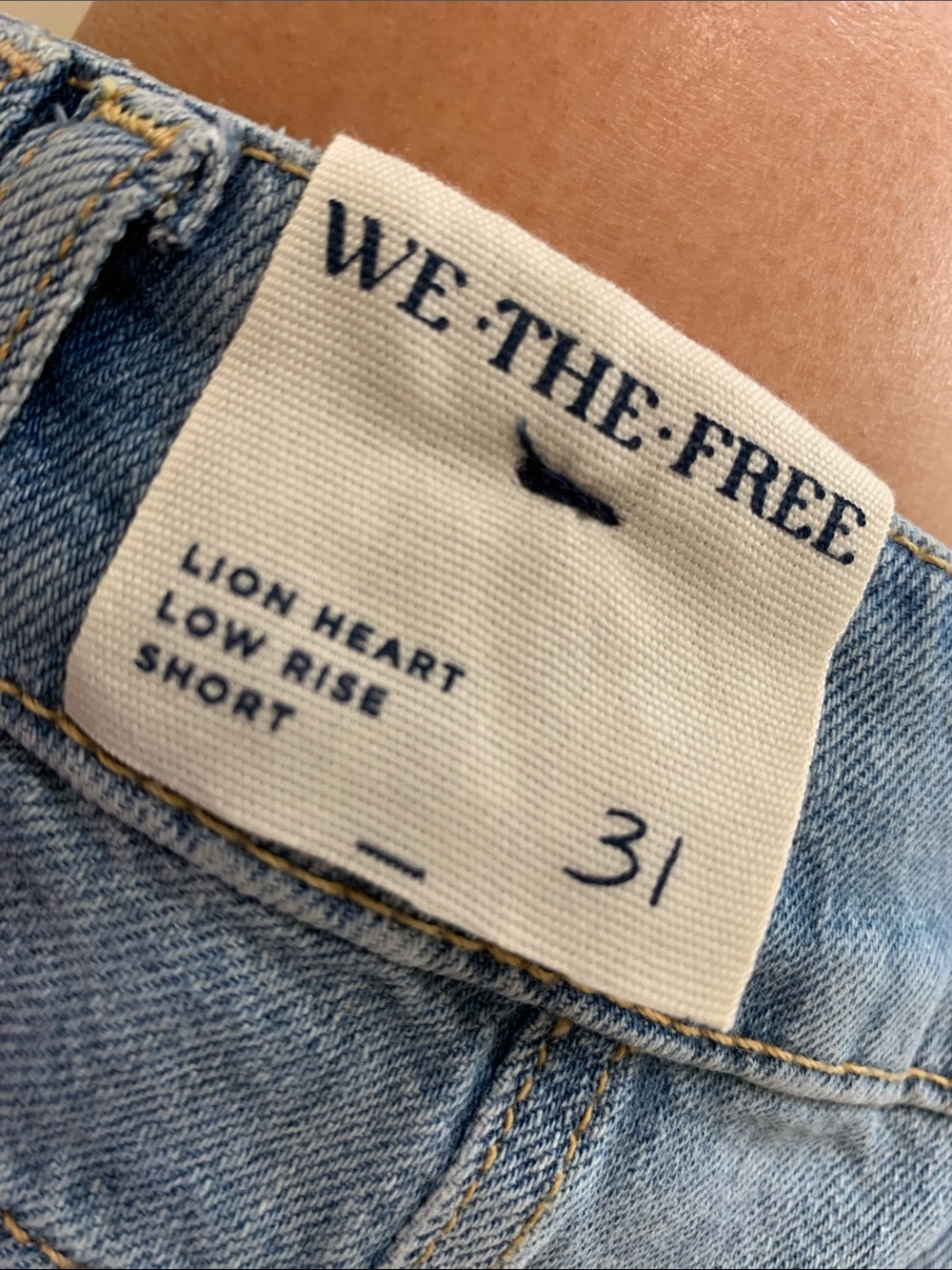 Brand new free people short jeans - Picture 10 of 11